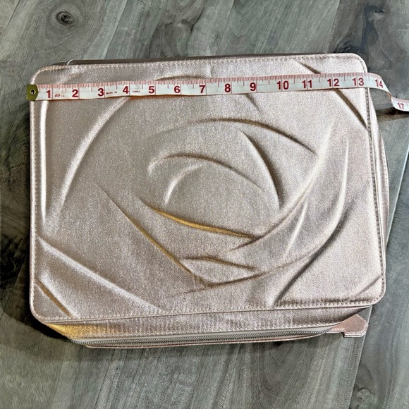 Lancome Rose Gold large makeup travel case ~ NEW - Picture 2 of 10